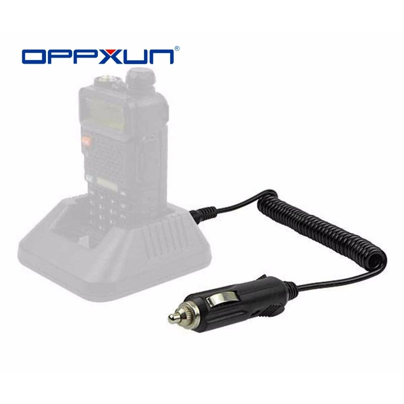 Car Charger Cable For Two-Way Baofeng Walkie Talkie UV-5R UV-5RE 5RA 82 3R Radio Cigarette Lighter Slot 12V DC Power Charge Cord