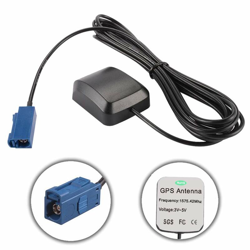 Antena GPS Pemosisian Kendaraan SMA, Konektor FAKRA Jalur Komunikasi Penerima Antena 4G Adaptor Antena Komunikasi Kendaraan