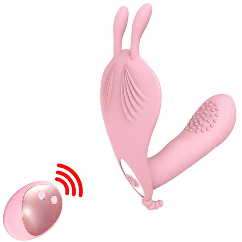 prostate toy Panties Vibrator Butterfly Wearable Dildo Vibrator G Spot Clitoral Stimulator Vagianl Massager sexetoys