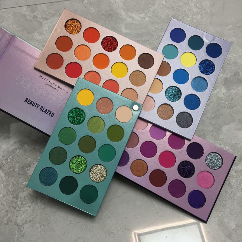 Beauty Glazed 60 Colors Four-layer May Rotation Eyeshadow Palette Matte Pearlescent Highlight Eye shadow Makeup Cosmetic TSLM1