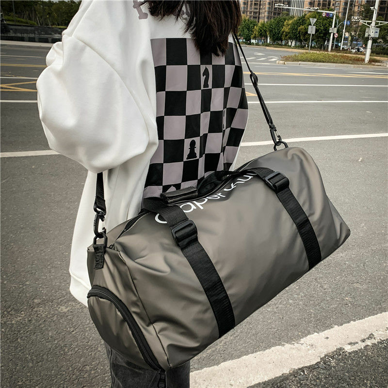 女性のための短い距離のビジネスバッグ,ユニセックスの大容量トラベルダッフルバッグ,軽量,防水,スポーツ,ジム,ハンドバッグ