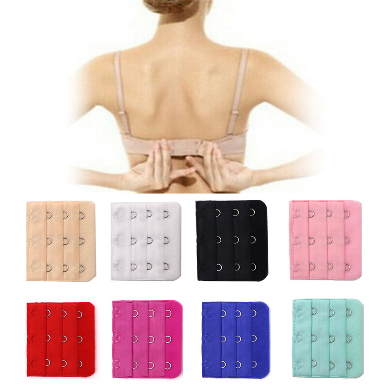 Extension de sangle de soutien-gorge pour femmes, 5 pièces, 3 crochets, accessoires de boucle de ceinture réglables