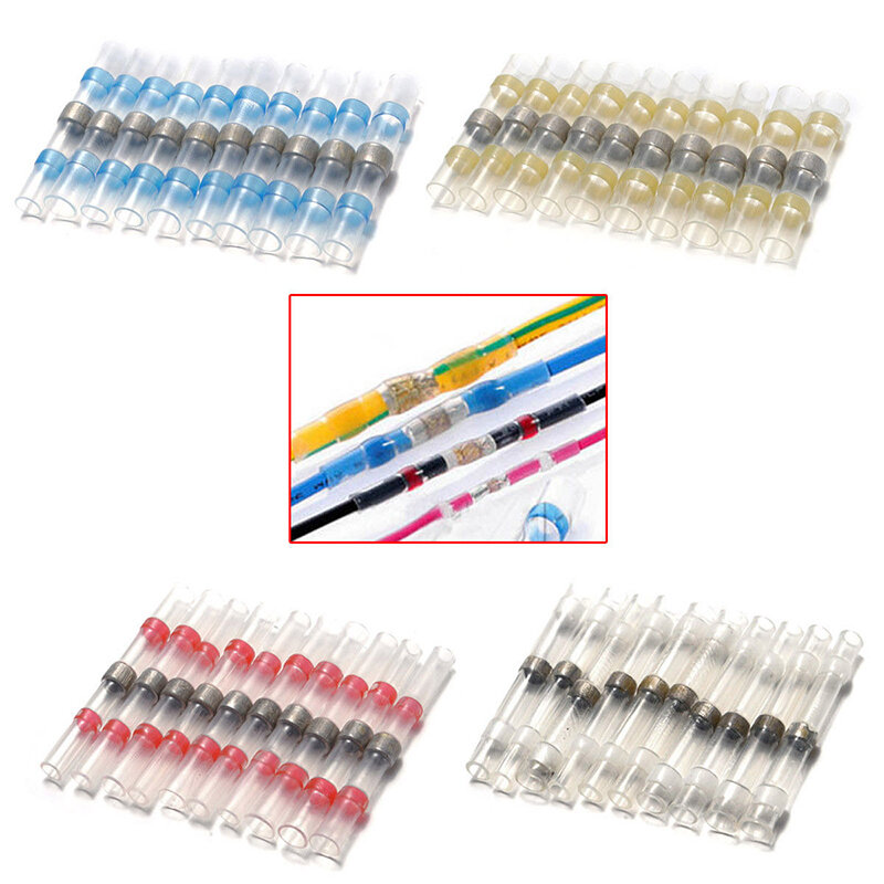 Heat Shrink Tubing Assortment kit Wire Insulation Shrinkable Tubes Electrical Waterproof Solder Sleeve Insulated Butt Connectors