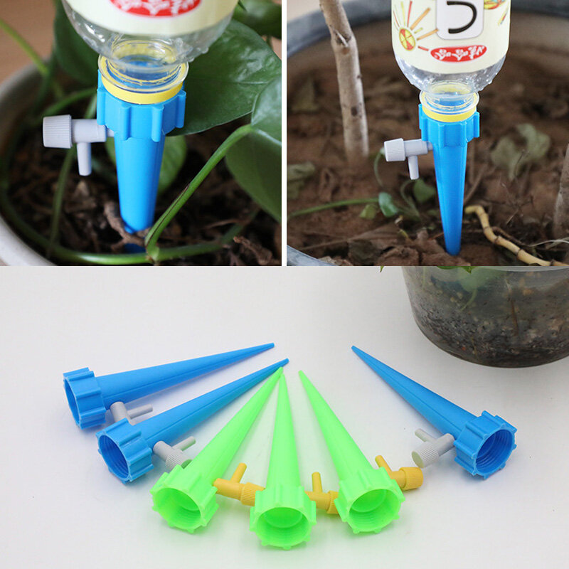 1pc自動点滴灌漑システム自動水まきスパイク植物フラワー屋内家庭用給水器ボトル点滴灌漑