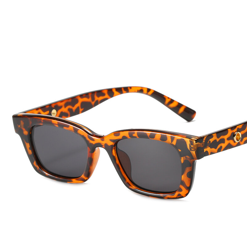 2021 novos óculos de sol das mulheres marca designer retângulo vintage retro pontos óculos de sol feminino lady óculos de olho gato motorista