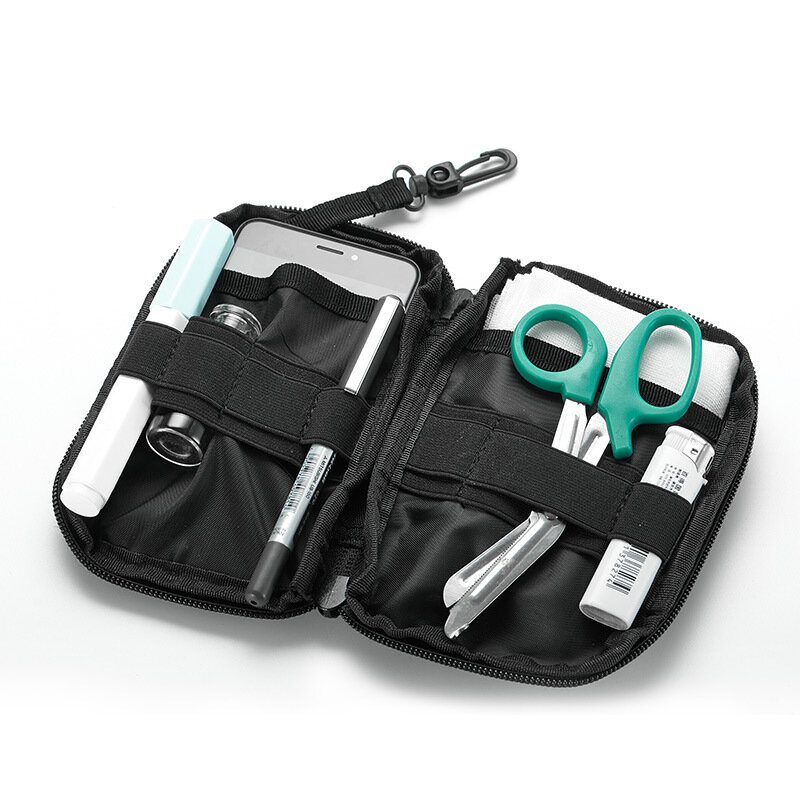 여행 캠핑 장비 옥스포드 천 의료 가방, 휴대용 응급 처치 키트 응급 의료 배지 야외 위장 의료 키트