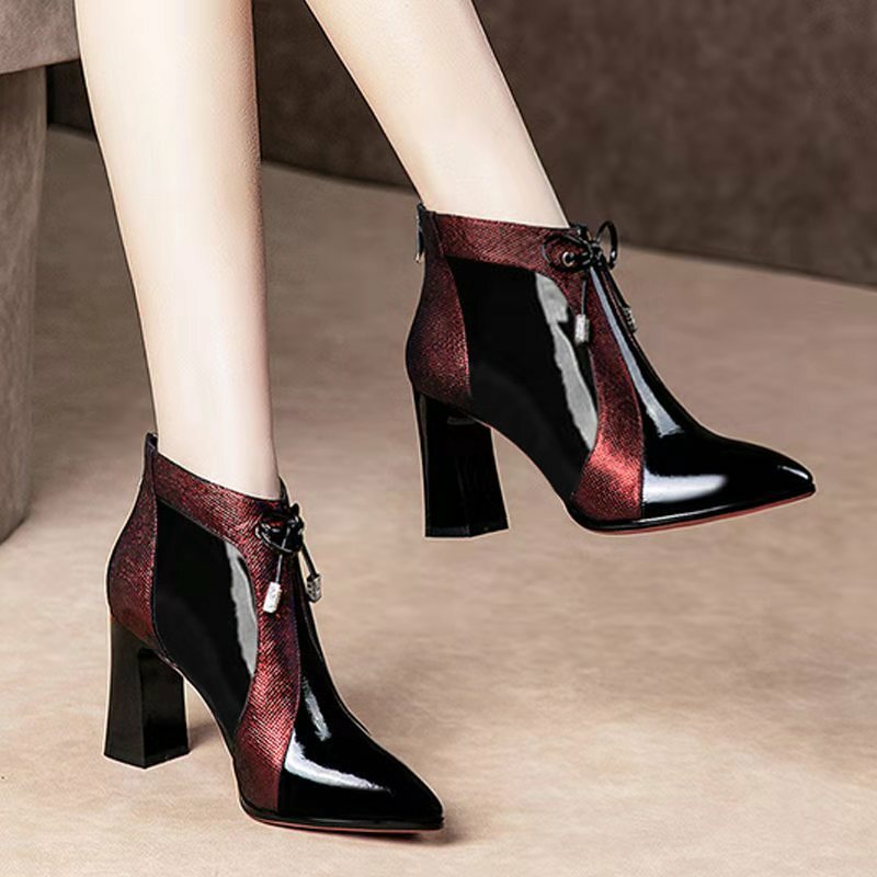 2019 Fashion Pumps Women Heels Summer Pointed Toe Pumps Sexy High Heels Female Autumn Winter Boots Shoes Female Pumps Mujer