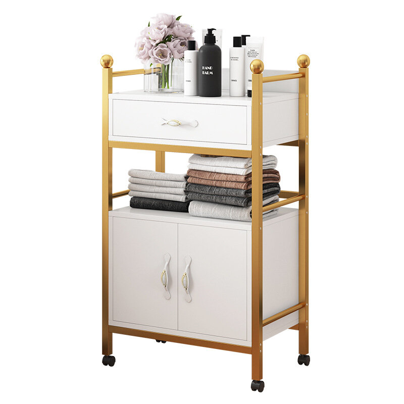 Special Cart for Beauty Salon Multifunctional Mobile Tool Cart Beauty Trolley Barber Shop Tool Cabinet Instrument Cart Tool Cart