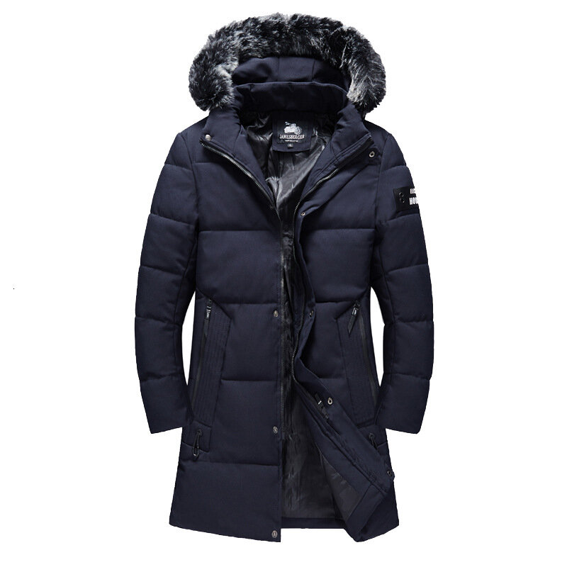 Мужское утепленное пальто с капюшоном, зимняя хлопковая подкладка для отдыха, для подростков