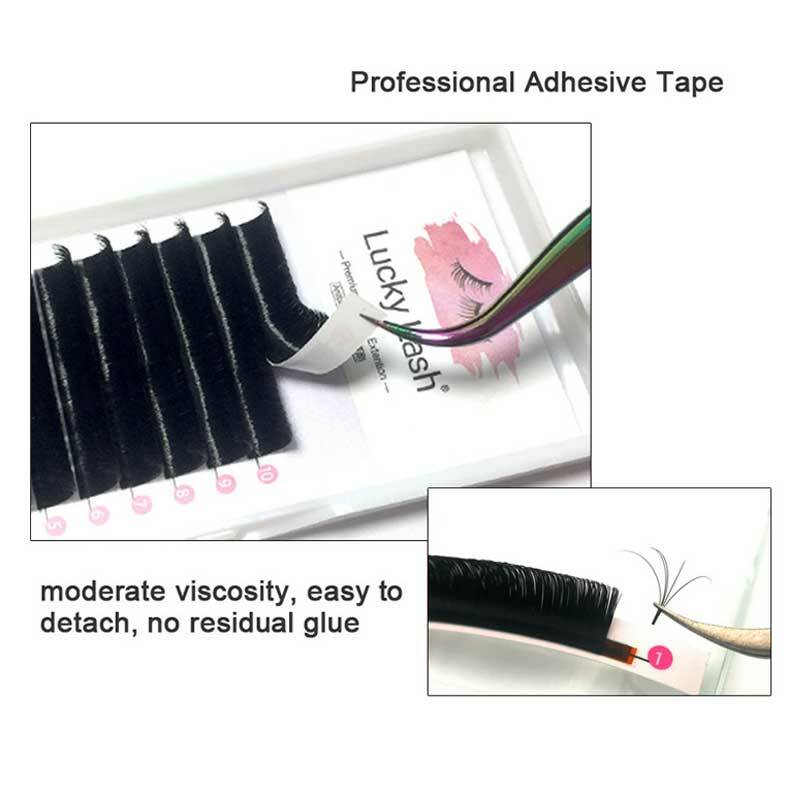 C/CC/D/DD 1 segundo Blooming Easy Auto Fanning Natural Blossom Volume Lashes Matte Synthetic MINK Eyelash Extension Individual