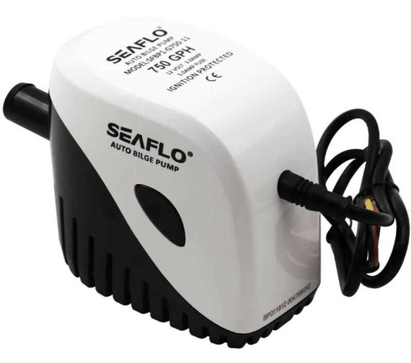 Погружной водяной насос SEAFLO серии 11, 750 Гал/ч, 12 В/24 В постоянного тока, Автоматический погружной откачивающий насос с магнитным поплавковым выключателем для морской лодки