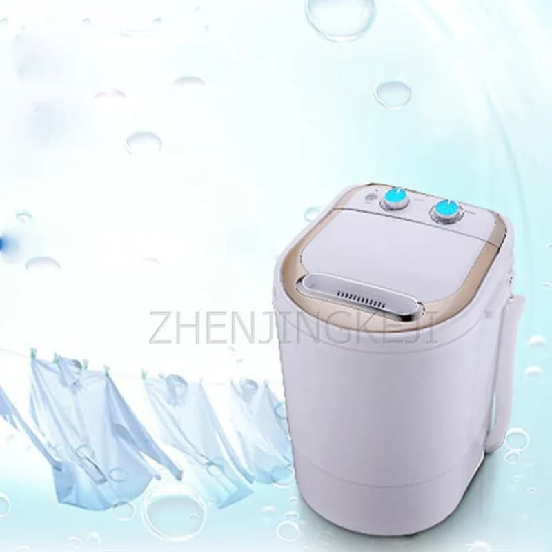 Small Mini Washing Mchine Single Bucket Semi-automatic Portable Underwear Shirt With Dehydration Washer Household Appliances