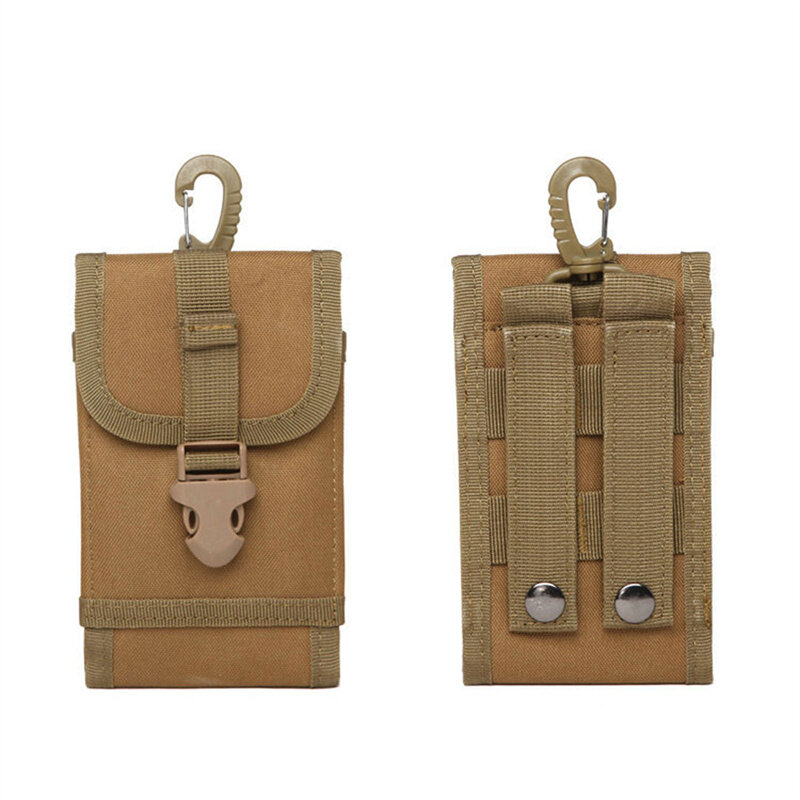 Universal lona saco do telefone móvel camuflagem esportes ao ar livre à prova dwaterproof água cinto titular saco celular bolsa bolso bolsa sacos da cintura