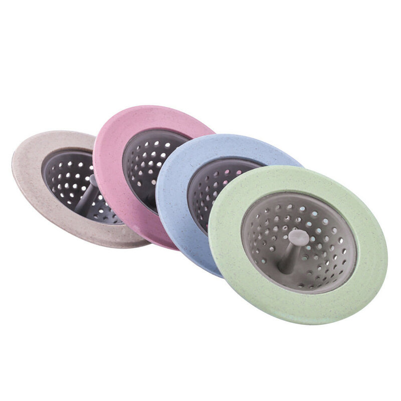 Silicone pia do banheiro drenos banheira plugues filtro de cabelo esgoto bujão dreno de banho pia dreno acessórios da cozinha