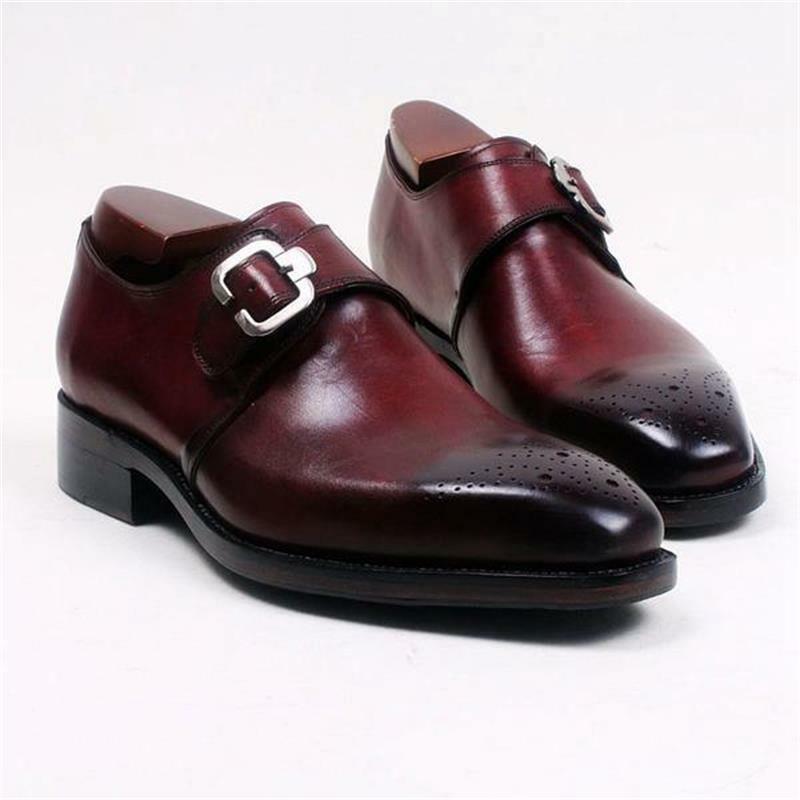 Mocassini da uomo britannici primavera vino rosso moda Trend scarpe Casual scarpe eleganti da lavoro classiche tutti i giorni ZQ0102