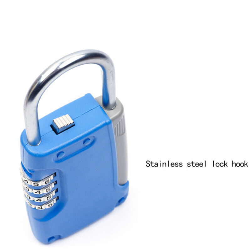 Scatola di immagazzinaggio chiave nascosta lucchetto sicuro chiave di installazione gratuita, cassetta chiave in acciaio inossidabile armadietto Password di sicurezza per azienda domestica