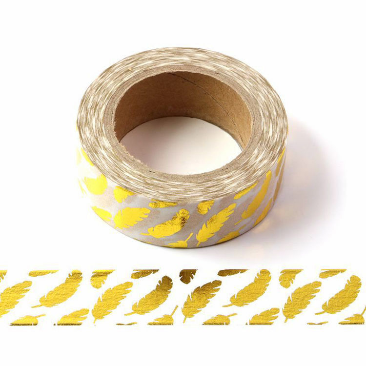 Lámina dorada de alta calidad, cinta de papel decorativa de 10m, cinta de puntos, piña, corazón de Navidad, 1 unidad