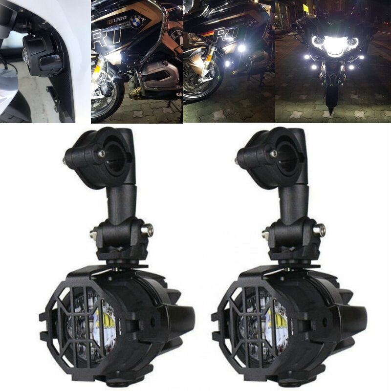 Luz LED auxiliar antiniebla para motocicleta, faro adicional de seguridad para conducción, para BMW R1200GS/ADV/F800GS, 40W