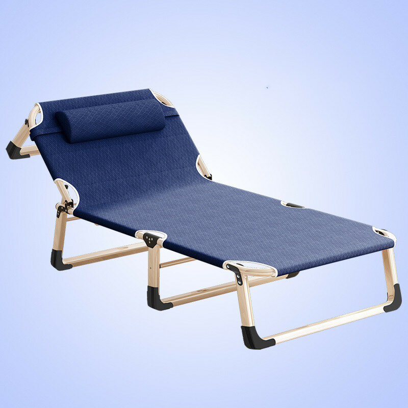 Office Nap Nap Bed Recliner Simple Single Escort Bed Portable Camp Bed Leisure Folding Bed