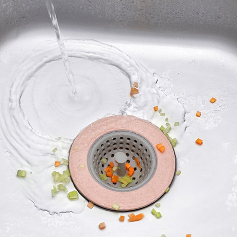 ป้องกันการอุดตันอ่างล้างจานท่อระบายน้ำตาข่ายตาข่ายผม Catcher กว้างเหมาะสำหรับอ่างล้างจานท่อ...