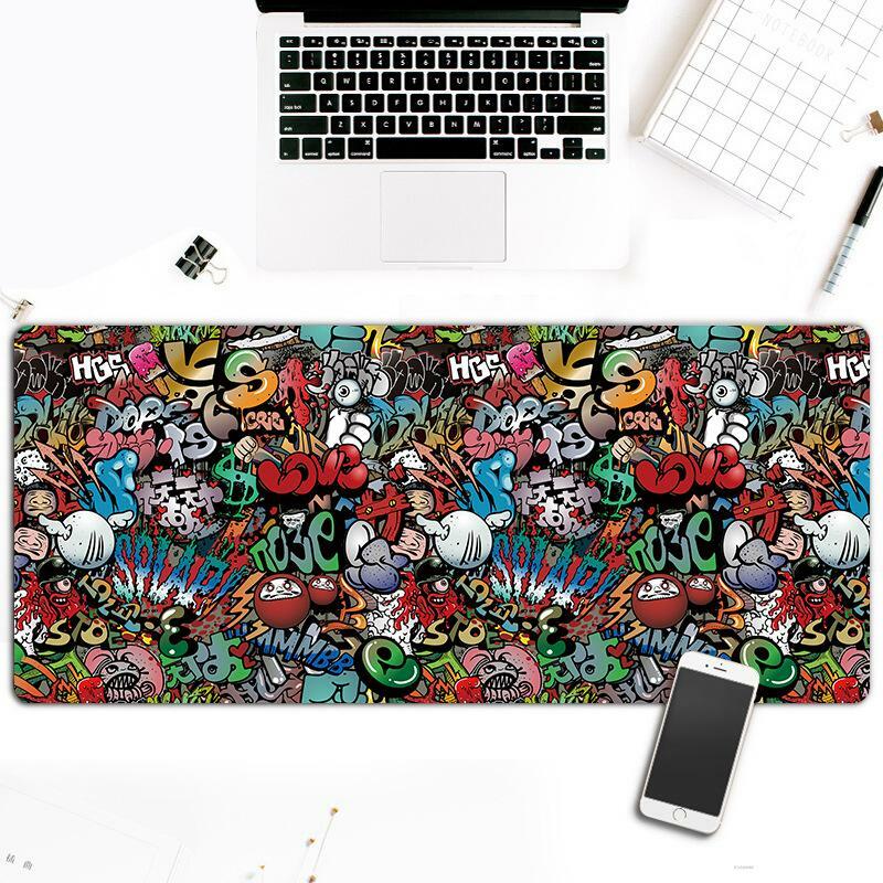 Mouse Pad Oversized Graffiti Gift Game E-Sports Advertising Pad Office Pad Computer Pad