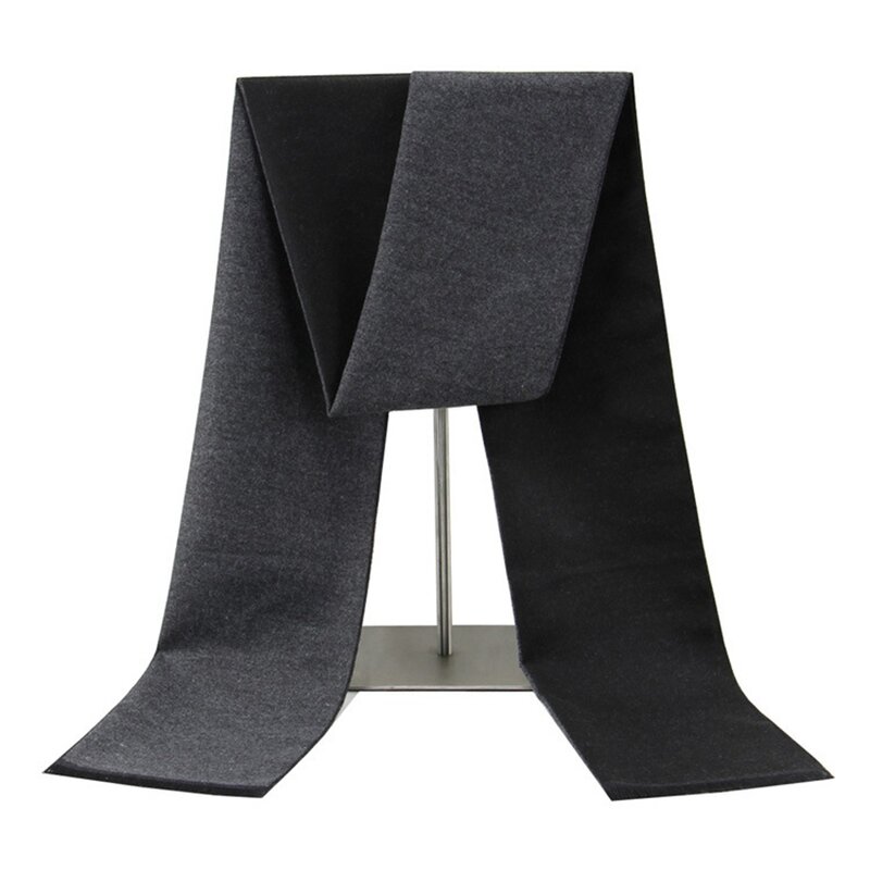 JNKET – foulard en cachemire artificiel pour homme, Long, chaud et épais, décontracté, à la mode, collection hiver
