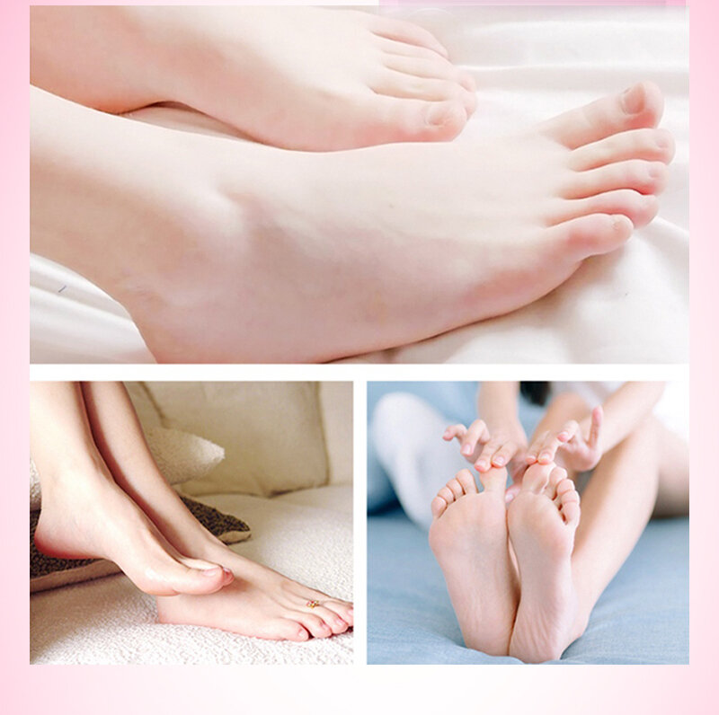 2 par de morango/rosa esfoliante pés máscara hidratante pé máscara cuidados com os pés spa meias para pedicure remover a pele morta
