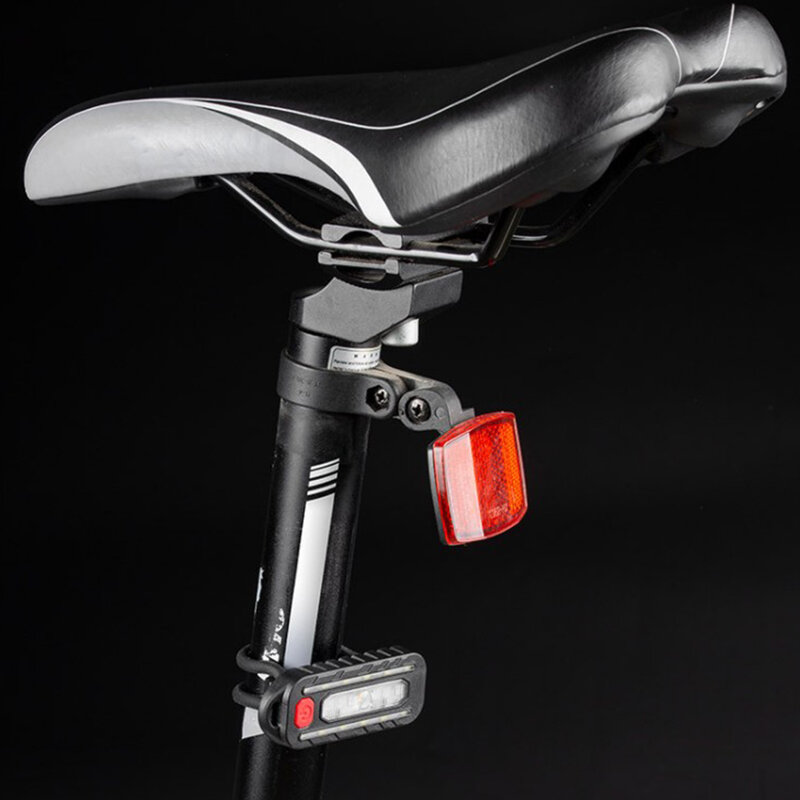Faro per bicicletta LED fanale posteriore anteriore ricaricabile 5 modalità MTB Road Bike fanale posteriore spia di sicurezza torcia impermeabile