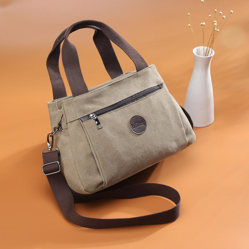 Холщовая дамская сумочка BAIMIDA в стиле ретро, дизайнерская женская сумка через плечо, вместительные сумки на плечо, кавайные
