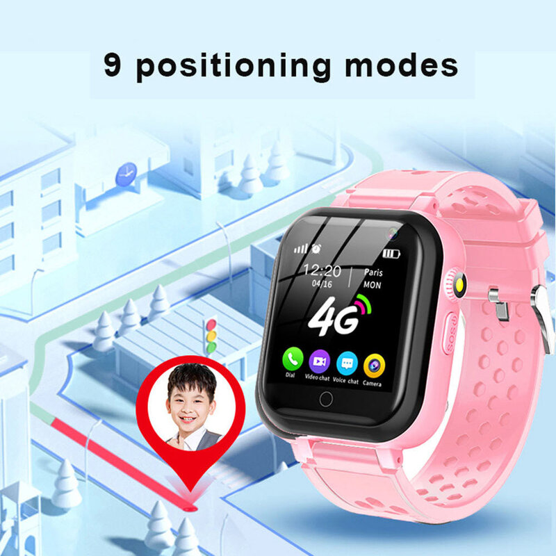 T16 4g relógio smartwatch para crianças ip67 à prova dip67 água gps wifi digital relógio sos chamada de vídeo presentes aniversário relógios inteligentes