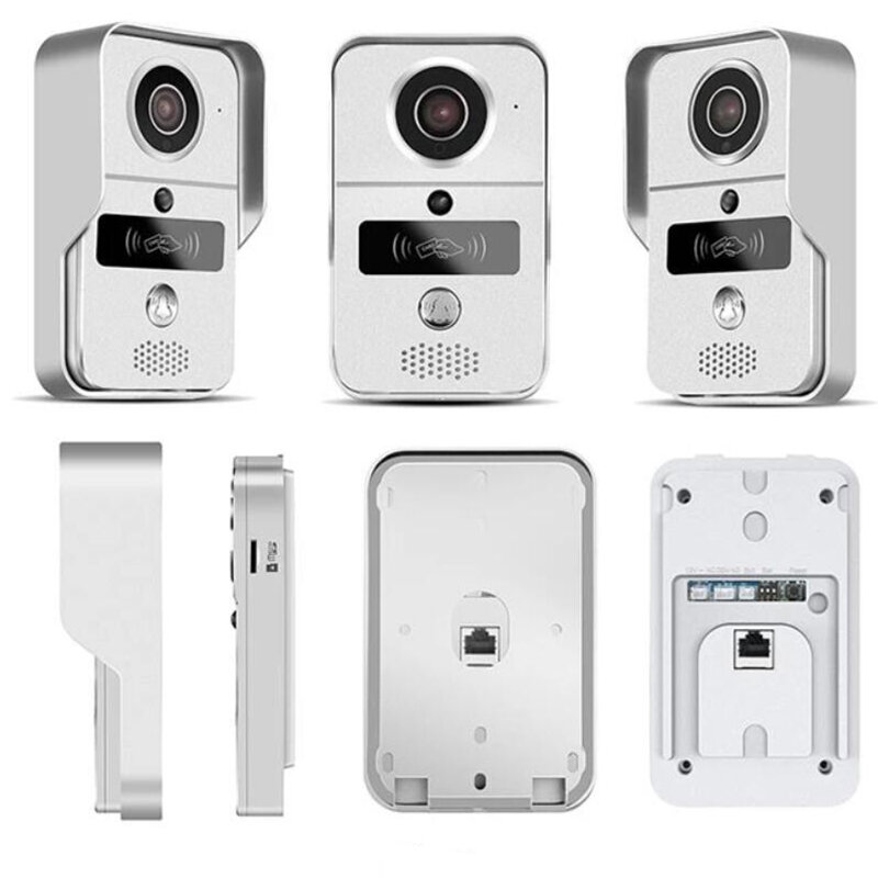 Smart Deurbel Wifi Video Intercom Hd Camera Android/Ios Telefoon Motion Sensor Alarm Nachtzicht Home Office Wireless Gate opener