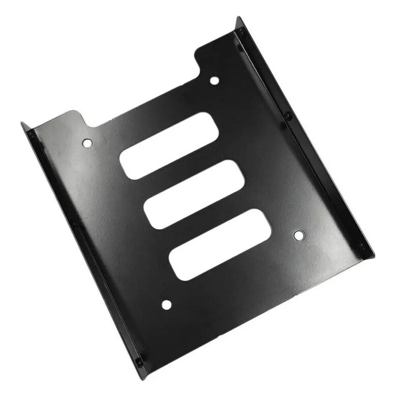Soporte de montaje para disco duro SSD, soporte profesional de 2,5 pulgadas a 3,5 pulgadas, para PC, negro