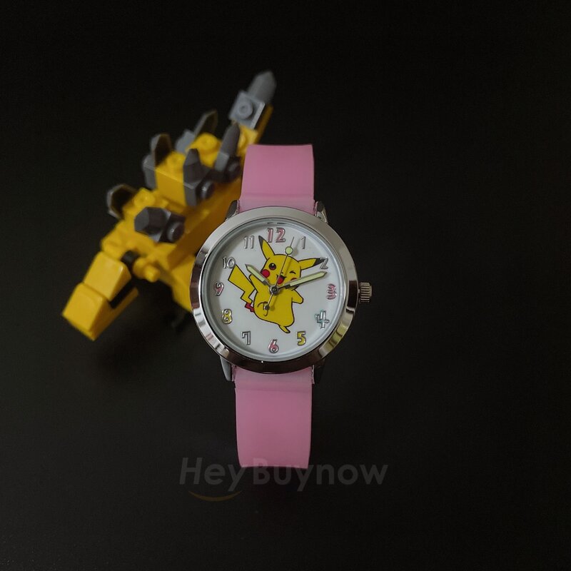 Reloj de silicona de estilo Anime japonés para niños y niñas, cronógrafo de cuarzo con dibujos animados, informal, regalo de cumpleaños