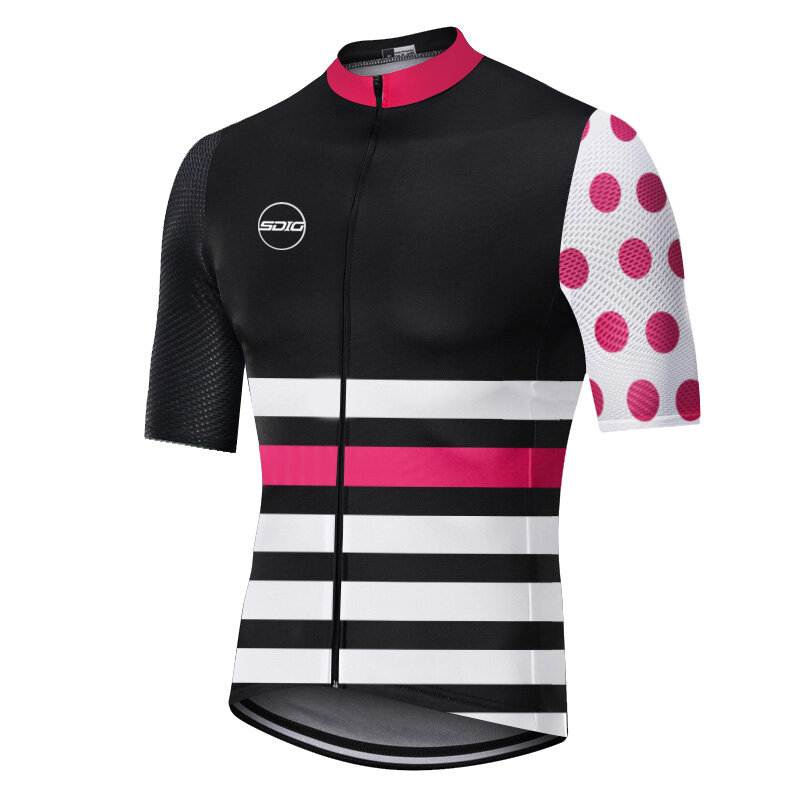 2022 Summer Bike Shirt Men's Cycling Jersey Short Sleeve Sportswear Clothing Road Bike Jersey maillot ciclismo Hombre Team shirt