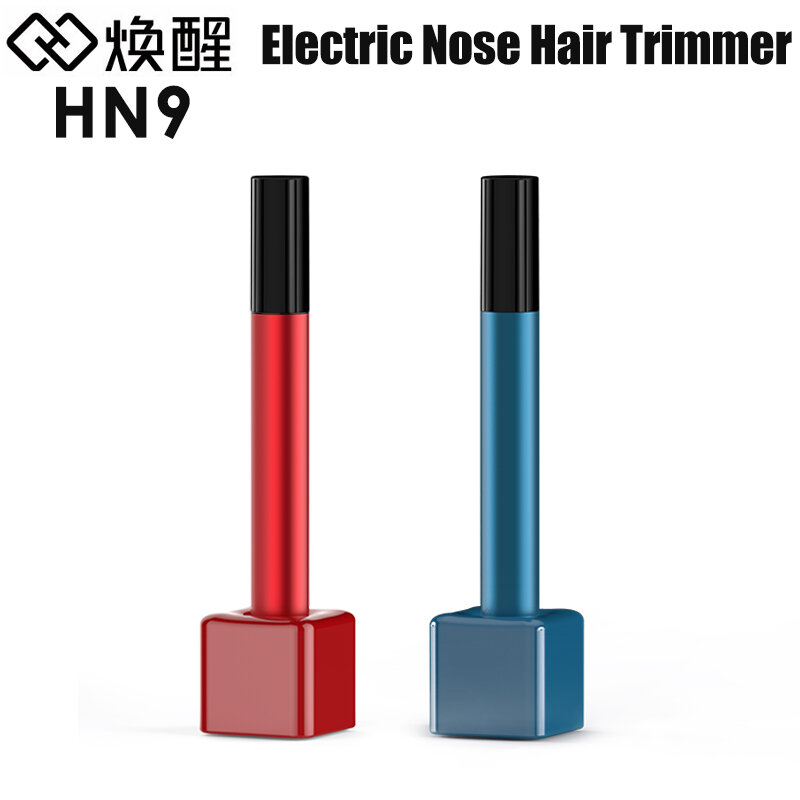 Huanxing-mini recortador eléctrico de pelo de nariz HN9, cuchilla afilada, lavado corporal, diseño minimalista portátil, impermeable, seguro para la familia