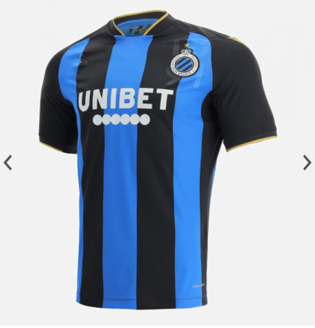 21 22 Club Brugge บ้าน Camiseta TEE เสื้อยืดเสื้อ Vanaken Vormer Brugge ที่กำหนดเองเสื้อ2021 2022 Jersey