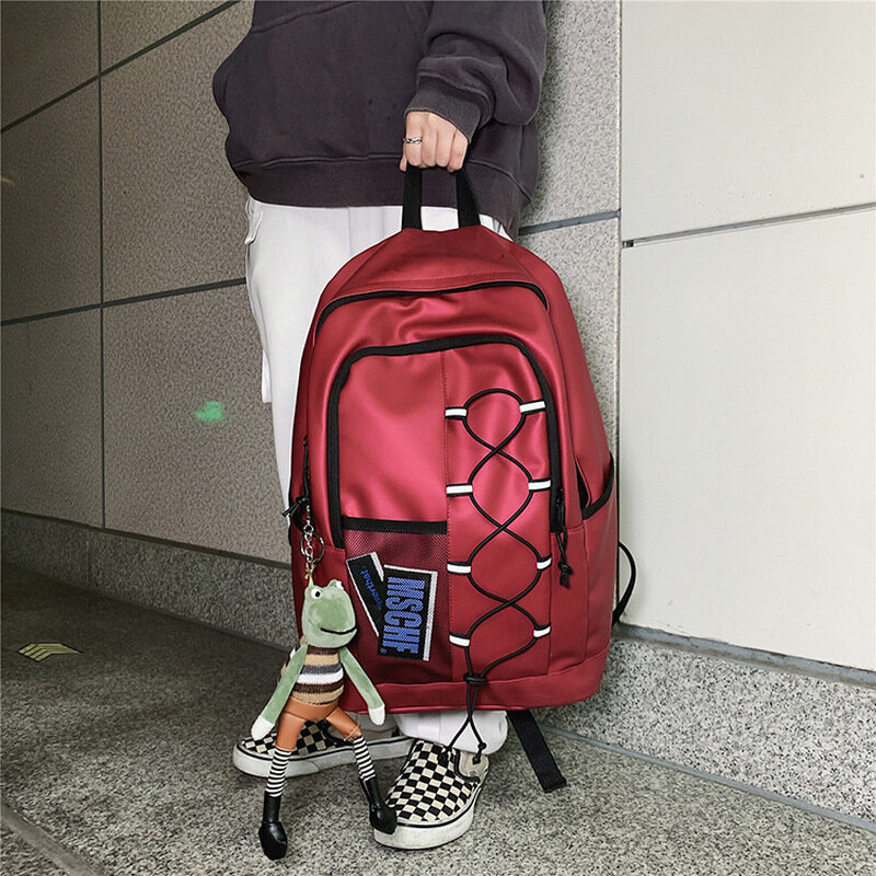 Нейлоновый женский школьный рюкзак для девочек-подростков, студенческие ветрозащитные сумки для учебников для колледжа, новинка 2021
