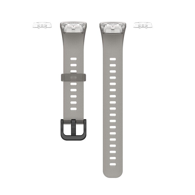 Ремешок сменный для смарт-браслета Huawei Band 6, прозрачный мягкий силиконовый спортивный браслет для Honor Band 6