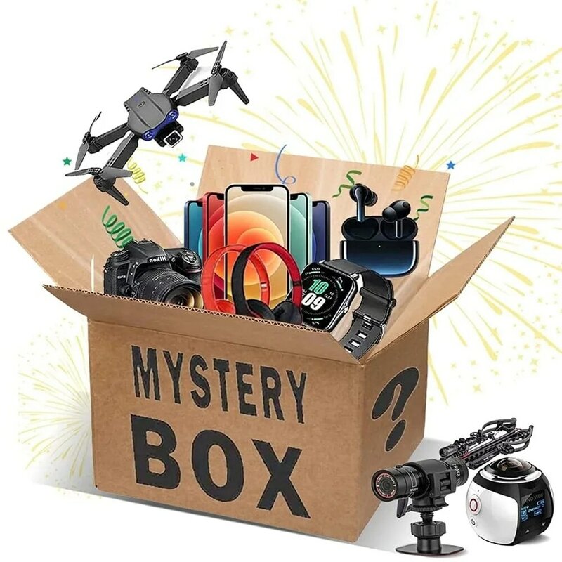럭키 미스터리 박스 전자 제품 가장 인기있는 고품질 블라인드 박스 랜덤 아이템 미지의 깜짝 선물 신비한 상자