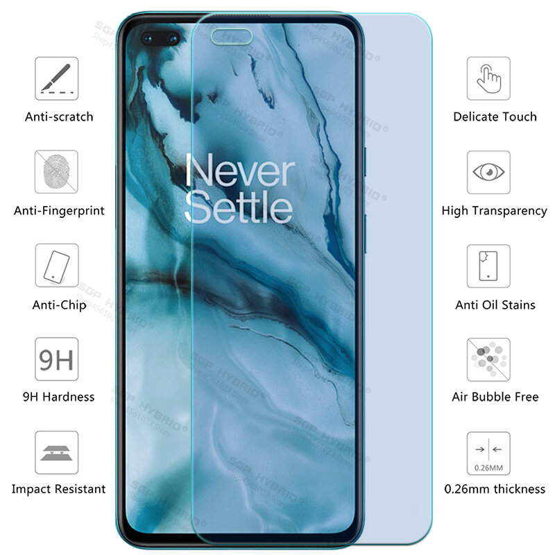 3Pcs 9H Tempered Glass For OnePlus Nord 5G Z Protection Film For OnePlus 7T 6T 7 One Plus Nord 2 5G Light Protective Glass Film