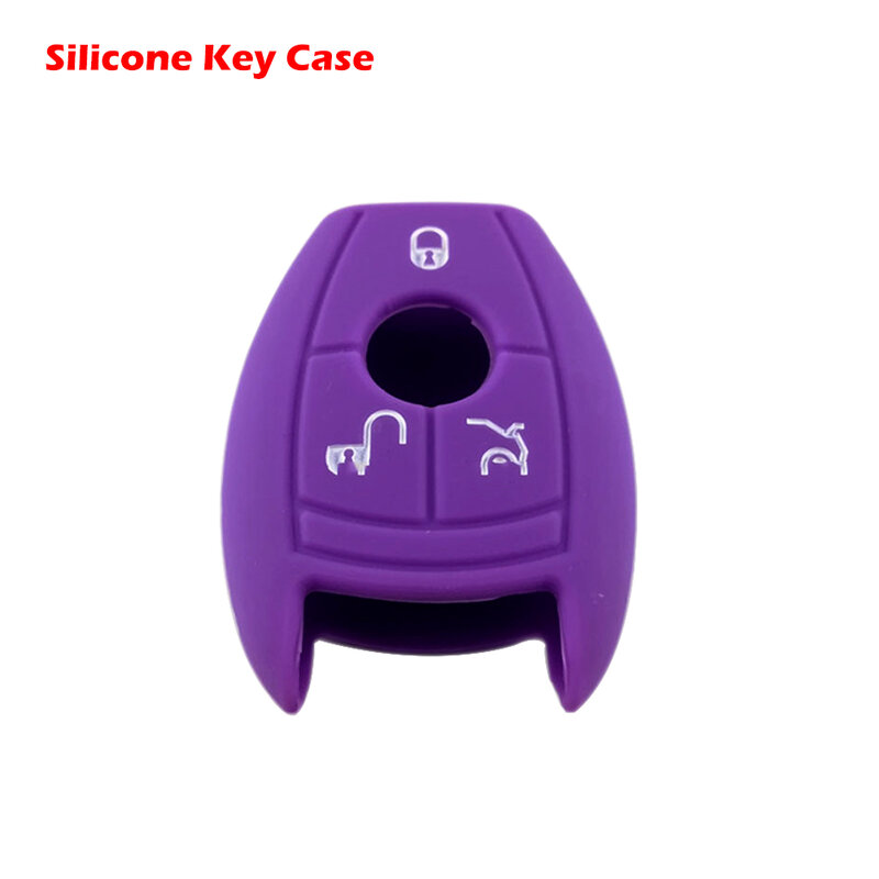 Siliconen Case Protector Fob Cover Smart Entry Remote Skin Houder Auto Sleutelhanger