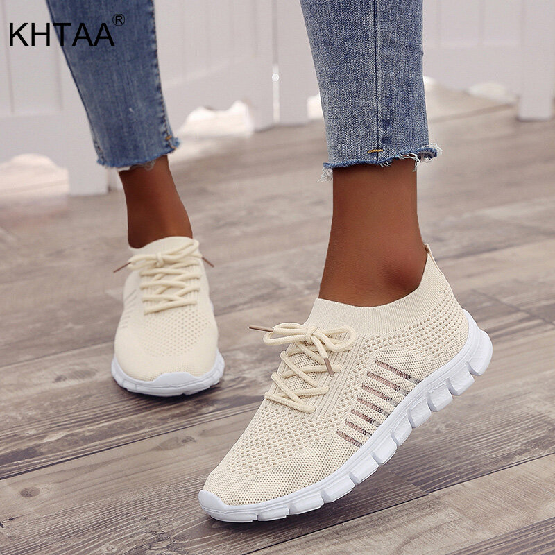 Women's Sneakers Spring Ladies Flat Shoes Casual Women Vulcanized Women 2021 Summer Light Mesh Breathable Female Running Shoes