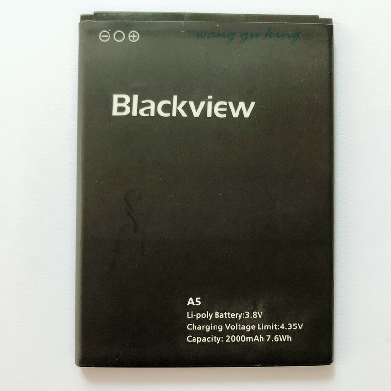 Vbnm 100% original blackview a5 bateria 2000mah back up bateria substituição para blackview a5 telefone inteligente frete grátis-em estoque
