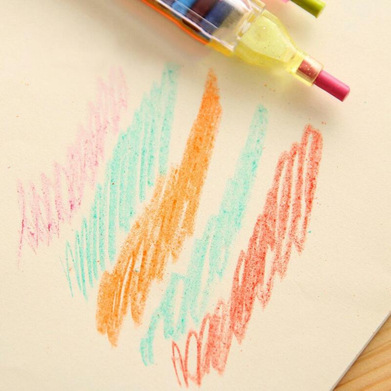 Bolígrafos acuarelables para niños y estudiantes, conjunto de crayones no tóxicos de 20 colores, suministros para escuela de pintura y dibujo