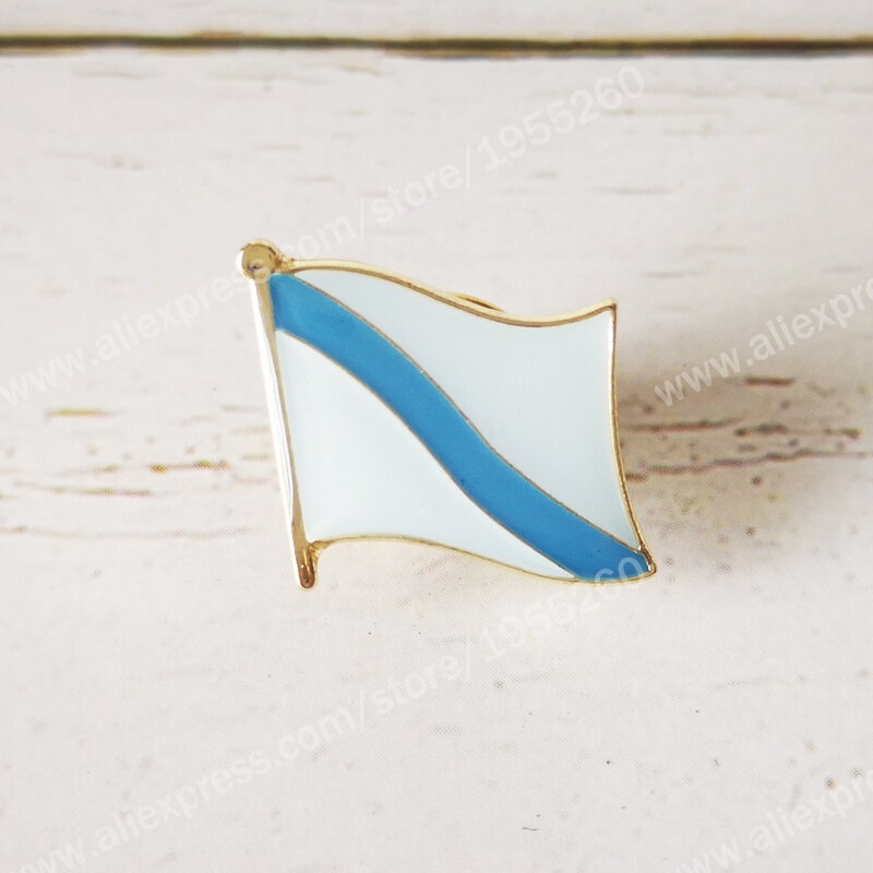 Galicia Flag Lapel Pins สเปน Provincial สัญชาติ Region เข็มกลัดคริสตัลอีพ็อกซี่โลหะ Enamel Badge