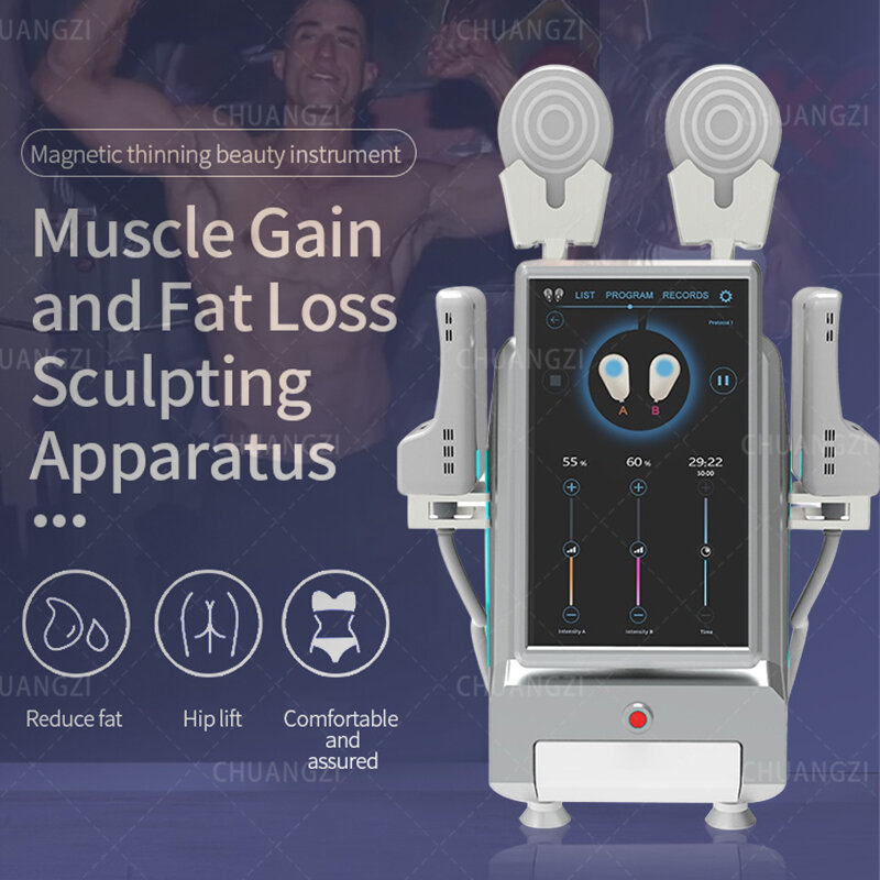 Новинка 2023, устройство для потери веса, портативное электромагнитное устройство для похудения, стимуляции мышц, устройство для создания мышц в салоне