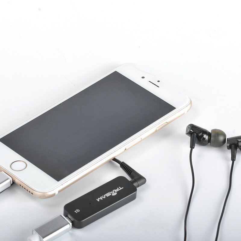 Q1หูฟังแบบพกพาHIFI Miniหูฟังเครื่องขยายเสียง192KHz USB Cถึง3.5มม.DAC Converter AMPสำหรับAndroid IOS Type-C