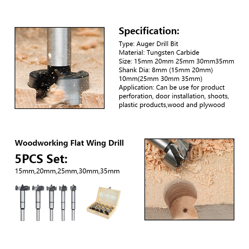 XCANไม้ตัด 15/20/25/30/35Mm Forstner Drill Bit Hole Saw Cutterเจาะไม้