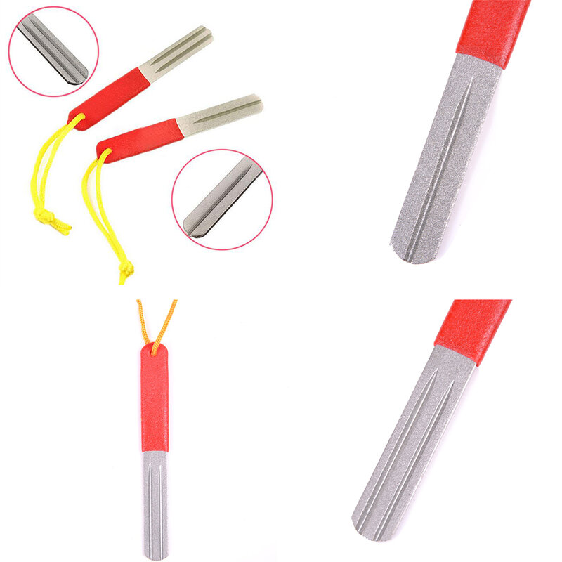 1 Xปากกาแบบพกพาเครื่องมือเหลาเพชรSharpenerกลางแจ้งFishhooksเครื่องมือขัด