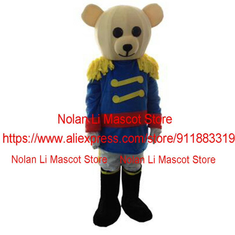 Conjunto de disfraz de Mascota de oso de etiqueta de casco EVA de alta calidad, vestido de lujo, fiesta de cumpleaños de Halloween, al aire libre, Adulto, tamaño 1077-7